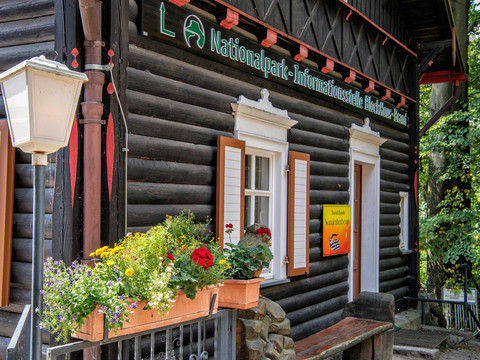 Wanderherberge im Blockhaus