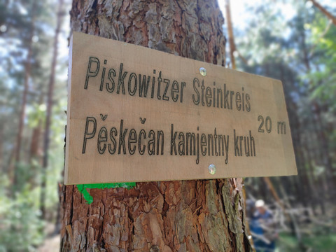 Hinweis zum Piskowitzer Steinkreis