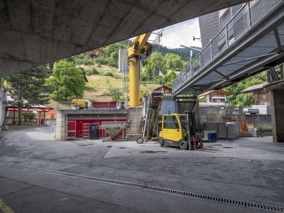 Güterverlad Mörel Talstation