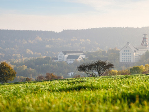 Blick auf die Stadt Altenberg