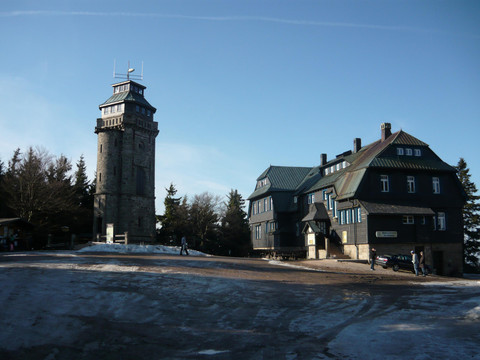 Auersberg Turm + Haus