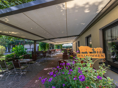 Biergarten im Grünen
