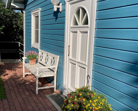 Öffnen Sie die Haustür und fühlen Sie sich zu Hause