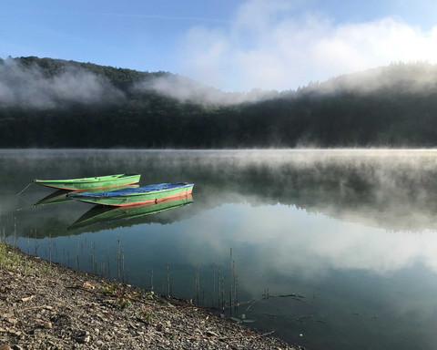 Das Seeufer,nur wenige Schritte vom Haus entfernt
