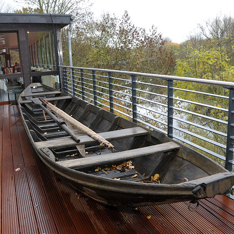 Nachen im Fischereimuseum Bergheim