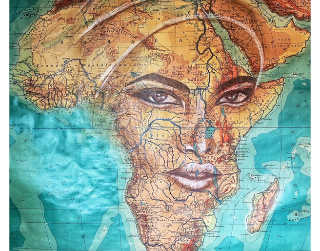 Frauenportrait+auf+Schullandkarte+Afrika-Cordula+Heimburg-+Afrikanerin-Aquarell.jpeg