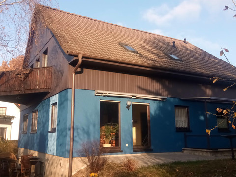 Rückseite Ferienwohnung Auenblick