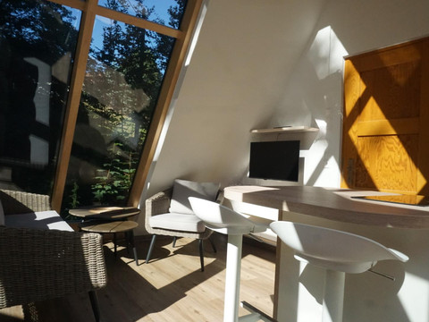 Finnhütte Innenansicht