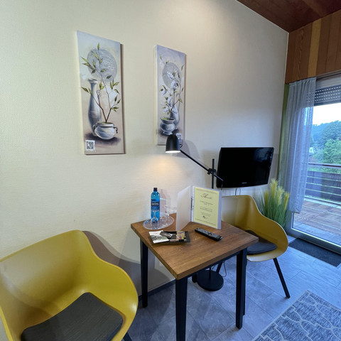 Hotel Auermühle Doppelzimmer Sitzecke