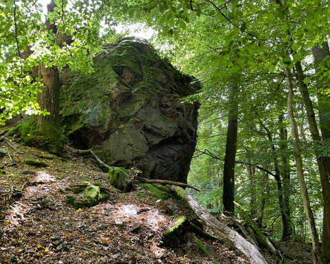 Felsformation am Burg Löwenstein Weg