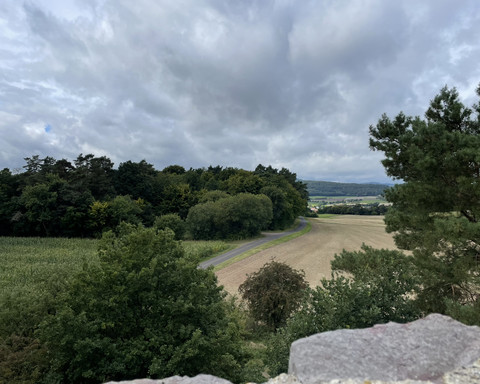 Ausblick von der Braunauer Warte Richtung Braunau