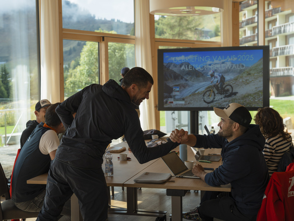 Meeting im Co Working Space Royal auf der Riederalp Meeting im Co Working Space Royal auf der Riederalp