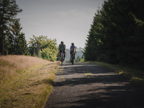 Mit dem Rad über den Erzgebirgskamm