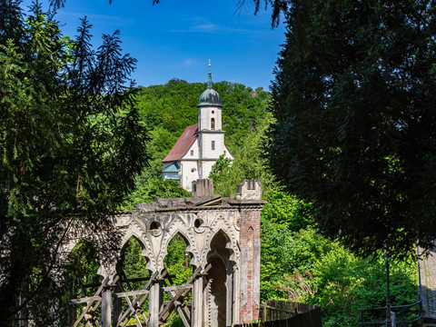 Bergkirche und Burgruine Tharandt