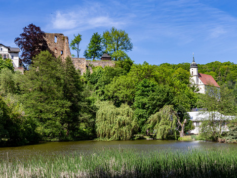 Bergkirche und Burgruine Tharandt