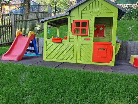 Spielplatz in unserem Garten