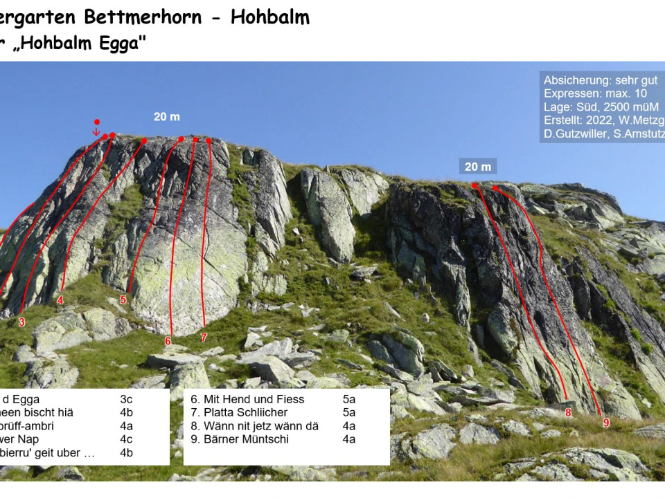 Klettergarten Bettmerhorn-Hohbalm "Hohbalm Egga"
