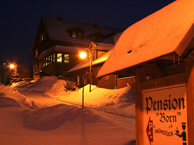 Pension Born in Elbingerode - Außenansicht Winter
