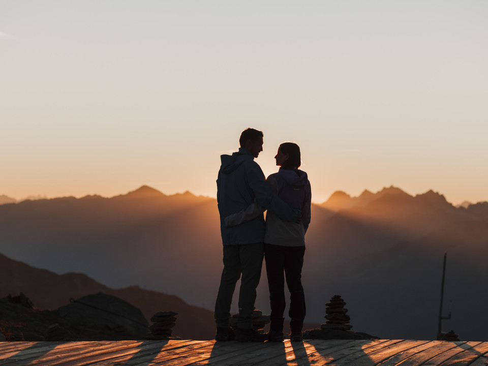 Aussicht bei den View Points der Aletsch Arena Aussicht bei den View Points der Aletsch Arena