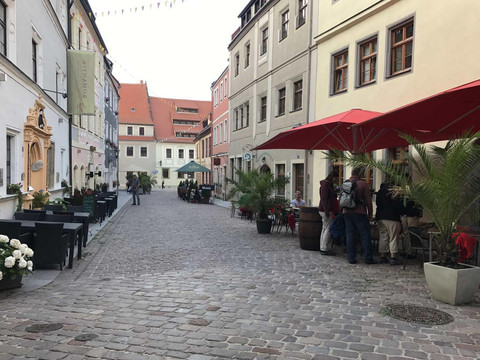 Pirna Burgstraße Kneipenviertel