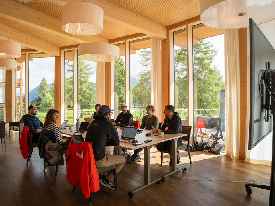 Co Working Space Royal Riederalp im Winter in der Aletsch Arena