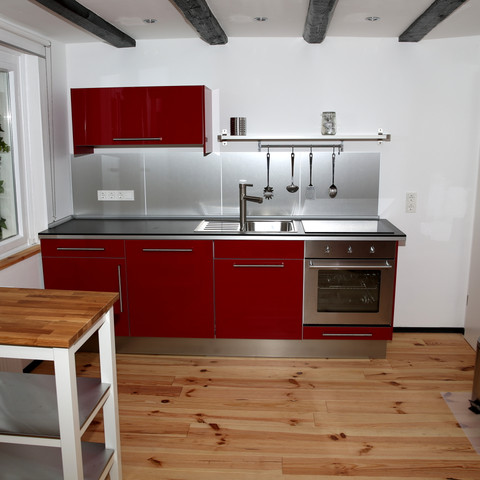 Küche Ferienhaus "Einfach schön am Wasserfall"