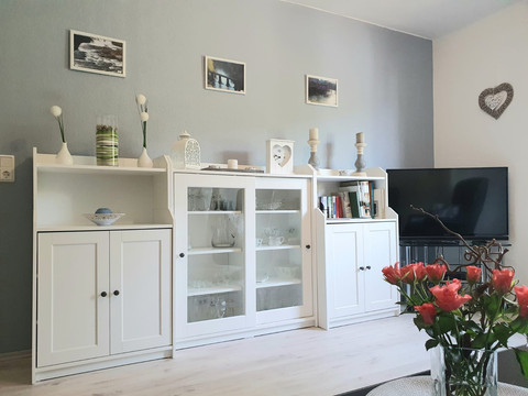 Wohnzimmer Ferienwohnung Mädi