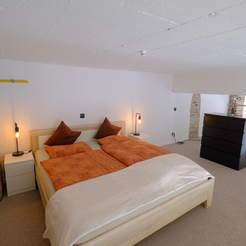 Schlafzimmer Empore Ferienwohnung Energietanke