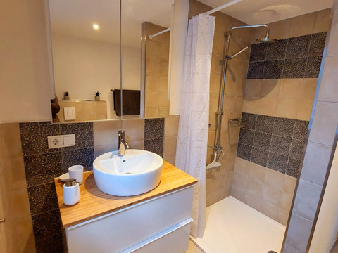 Scheune an der Pulvermuehle Dusche