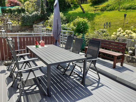 Balkonterrasse Sitzbereich