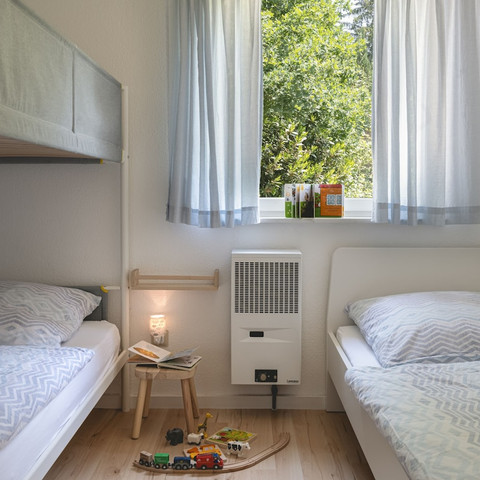 Schlafraum mit drei Betten