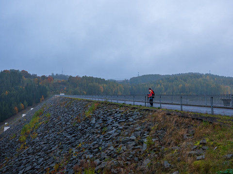 Staumauer Unterbecken Markersbach