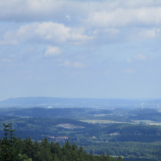 Aussicht vom Ravensberg zum Kyffhäuser