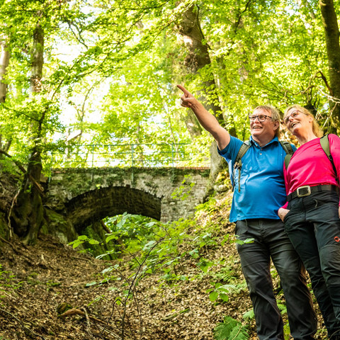Klosterdorfweg Wanderer