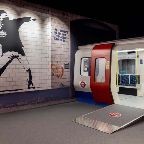 Mystery of Banksy Ausstellung mit Exponaten von BanksyExhibition with exhibits by Banksy