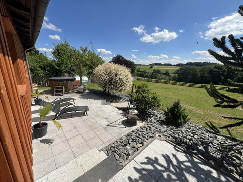 Ausblick Alpaka Cottage