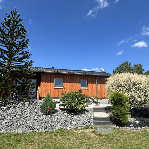 Außenansicht Alpaka Cottage