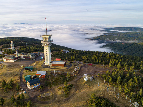 Drohnenaufnahme vom Keilberg