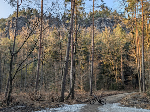 Radroute am Großen Bärenstein