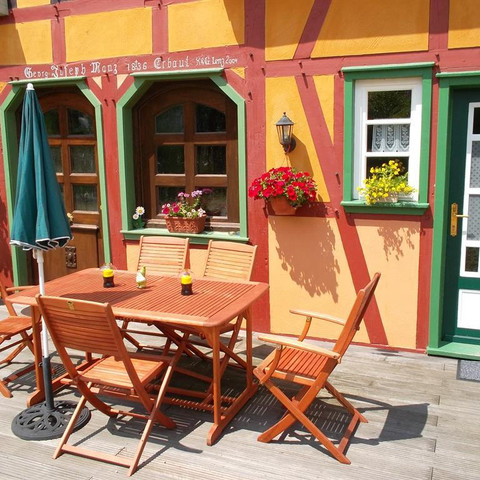 Fachwerkhaus Terrasse