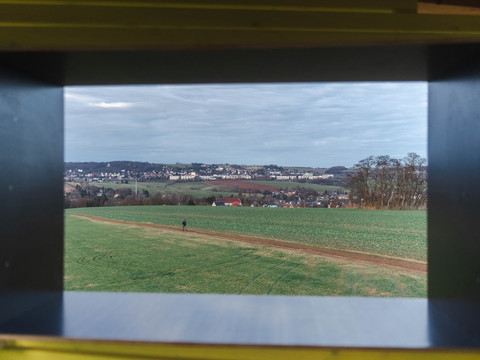 Twisted Peek (Rotmilan) in Oberlungwitz: Aussicht Wachturm