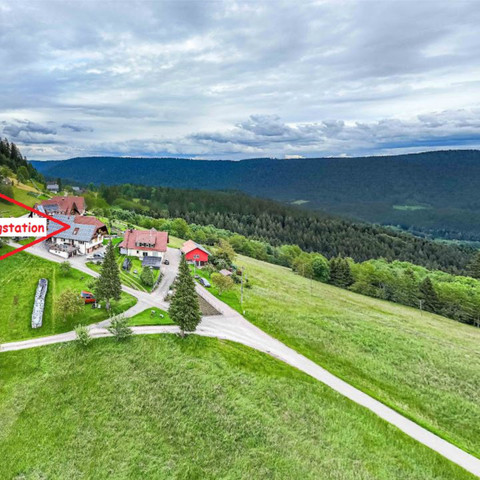 Ferienwohnung Sandras-Bergstation Luftaufnahme Ferienwohnung Sandras-Bergstation Luftaufnahme