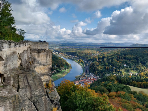 Aussicht von der Festung Königstein