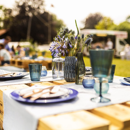 Picknick Malente macht blau am Kellersee