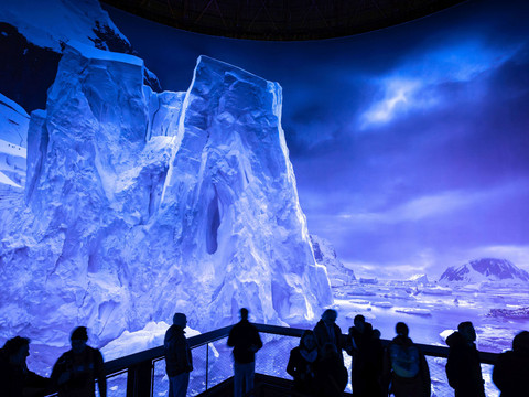 Yadegar Asisi Panorama „Antarktis“ am 22.01.2026 in Leipzig