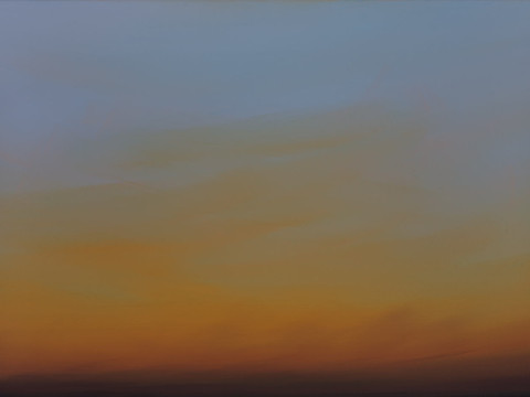 Himmel, Sächsische Schweiz / 40x60cm/ Öl auf Lnwd./ 2025