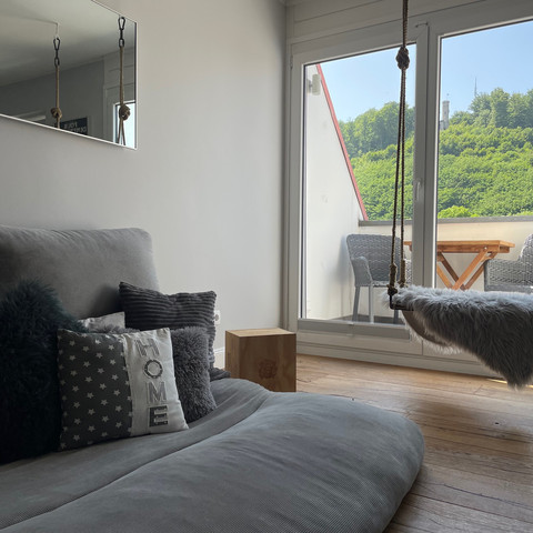 CityLoft 23 - Blick zum Balkon