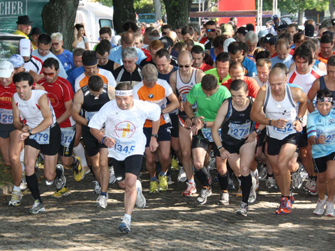 Start zum Halbmarathon in Eibenstock