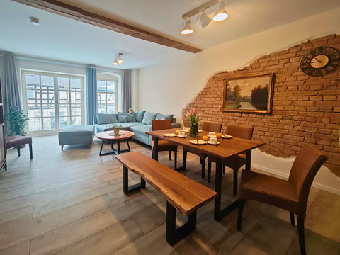 FeWo 1: Küche Richtung Wozi