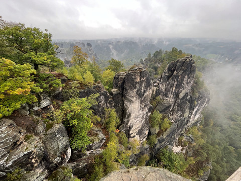 Wehlgrund an der Bastei in der Sächsischen Schweiz